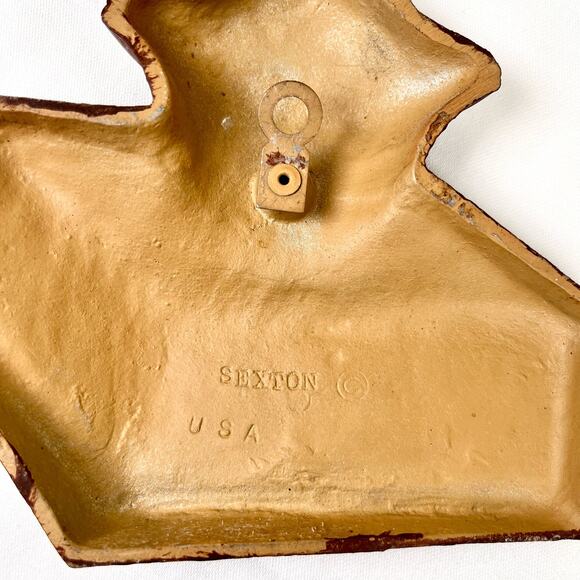 VTG 60s Sexton USA Tea Pot Homemaker Wall Hanging Cottagecore Country Homestead - Picture 10 of 11